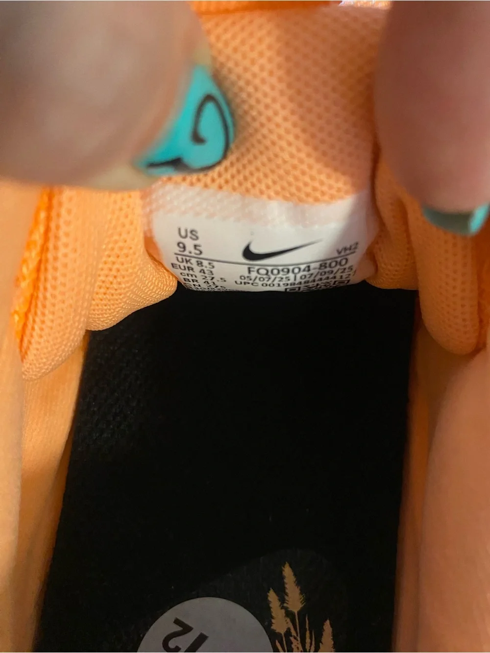 NEW Nike Juniper Trail 3 Orange Pulse Ghost